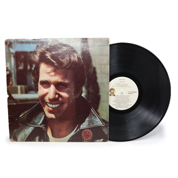 Happy Days: Fonzie Favorites Vinyl Record Album 70s TV Show The Fonz - Picture 1 of 5